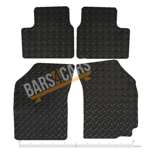 Tailored Rubber Car Mats for Suzuki Swift 10> Hatchback Set of 4 With 2 Clips UKB4C  - Dynamic Drive