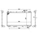 NRF Radiator 53440 NRF  - Dynamic Drive