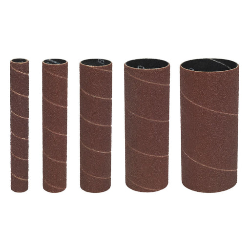 Sealey Sanding Sleeves Assorted 80 Grit Pack of 5 SS5ASS Sealey  - Dynamic Drive