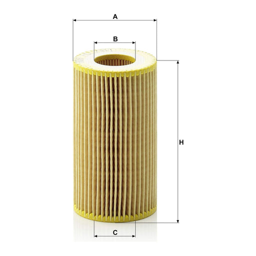 Genuine Mann Oil Filter for Mercedes E/C 200/220 CDI HU718/1K Mann & Hummel  - Dynamic Drive