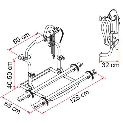 Fiamma Motorhome Carry Bike CL Black Cycle Carrier