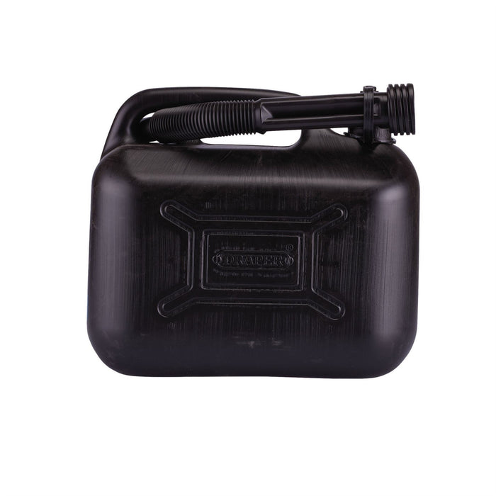 Draper Plastic Fuel Can, 5L, Black 09053