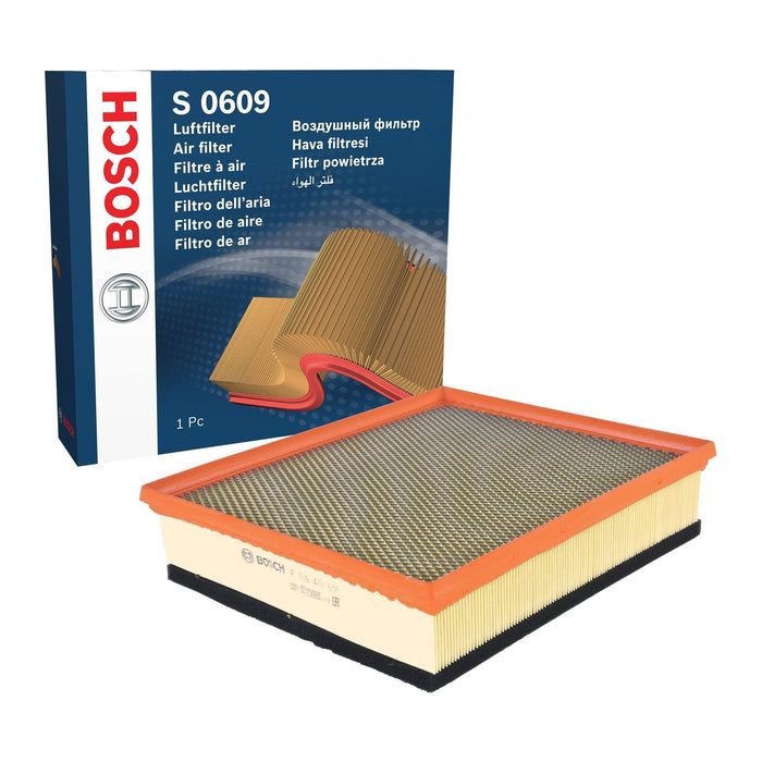 Bosch Car Air Filter S0609 fits VW Amarok TDi|TDi BlueMotion - 2.0 - 11- F026400