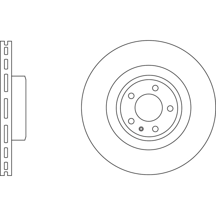 Apec Brake Disc Front Fits Audi Q5 S5