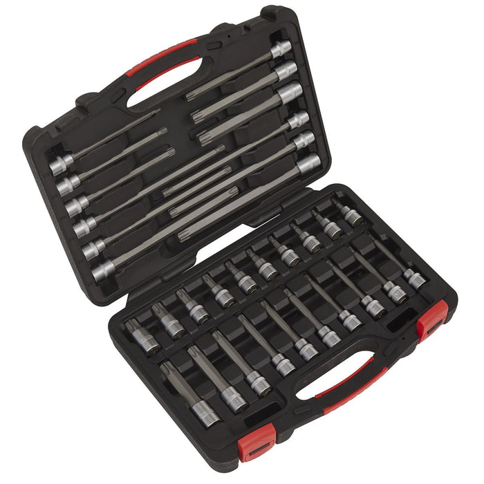 Sealey TRX-Star* Socket Bit Set 32pc 3/8"Sq Drive Platinum Series AK89001