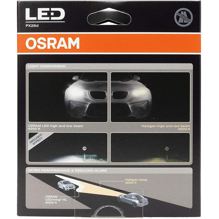 Osram LED Headlamp Bulb - H7 (477/499) Cool White 6000k 12/24V PX26d - LEDriving HL Osram  - Dynamic Drive