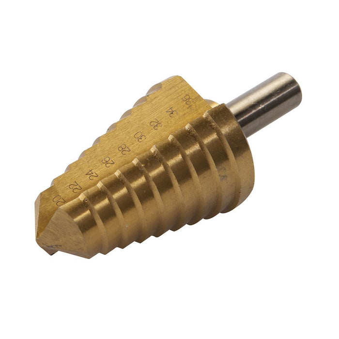 Silverline Titanium-Coated HSS Step Drill 20 - 36mm Silverline  - Dynamic Drive