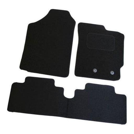 Fully Tailored Carpet Car Mats for Toyota Yaris 06 -11 Set of 3 With 2 Clips UKB4C  - Dynamic Drive