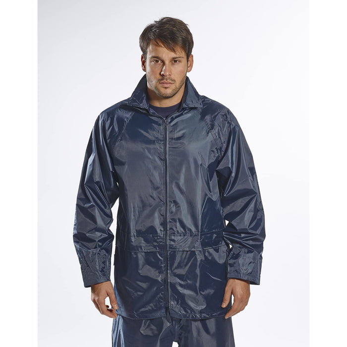 Portwest Classic Rain Jacket - Navy - XXX Large Portwest  - Dynamic Drive