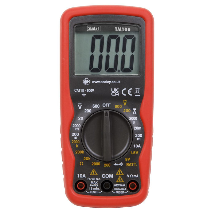 Sealey Professional Digital Multimeter 6-Function TM100