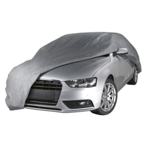 Sealey All-Seasons Car Cover 3-Layer Large SCCL Sealey  - Dynamic Drive