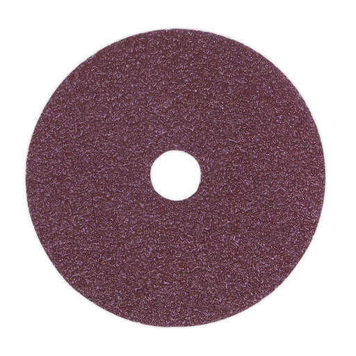 Sealey Sanding Disc Fibre Backed100mm 50Grit Pack of 25 FBD10050 Sealey  - Dynamic Drive