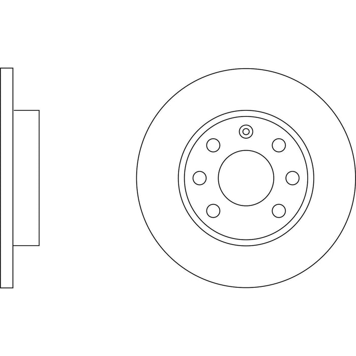 Apec Brake Disc Front Fits Opel Ascona Astra Corsa Kadett Vectra Vauxhall Astram