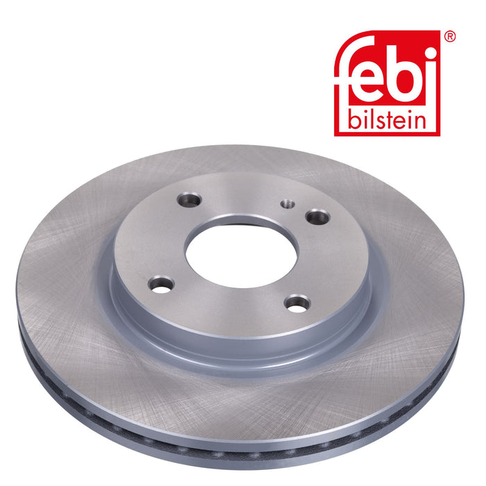 Genuine FEBI Front Brake Discs & Pads Set Vented for Ford Ka+