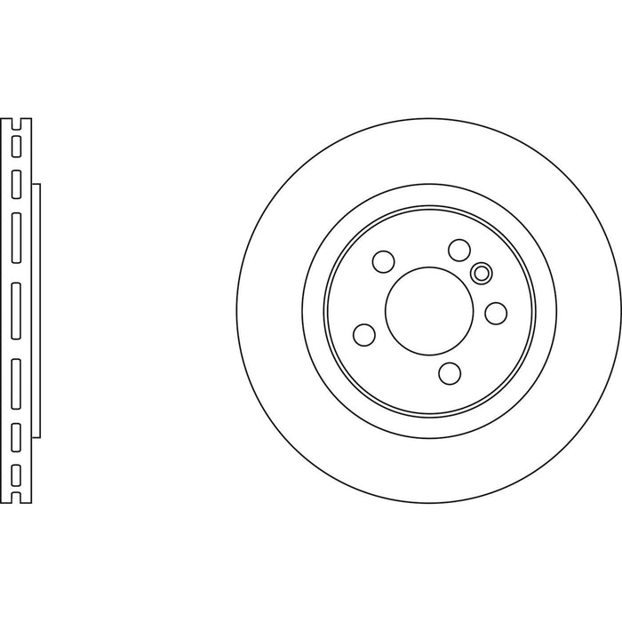 Genuine APEC Front Brake Disc & Pads Set Vented for VW Corrado