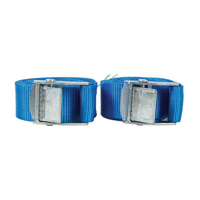 Silverline Cam Buckle Tie Down Strap 2.5m x 25mm 2pk 2.5m x 25mm