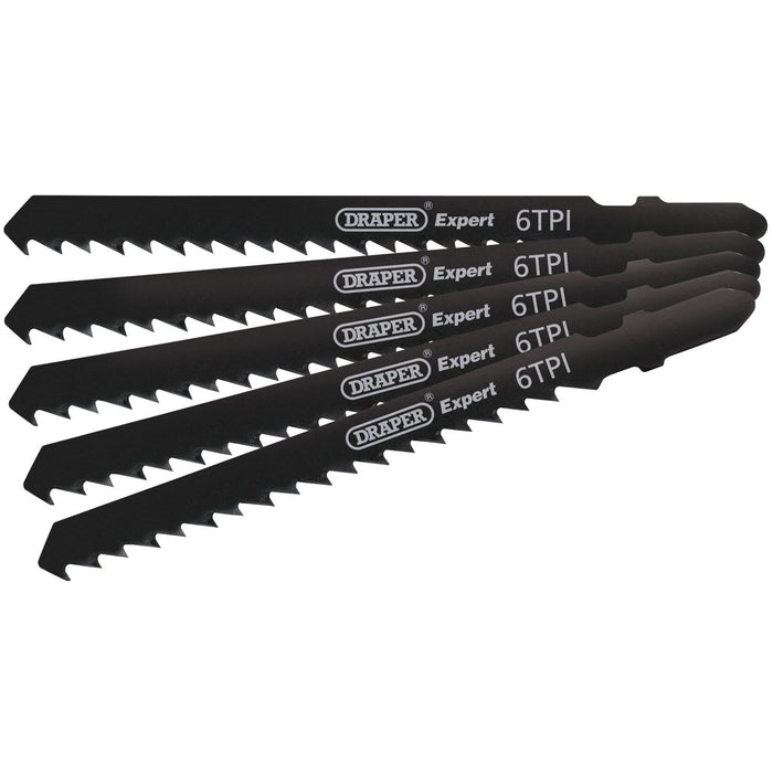 Draper DT144D Jigsaw Blade Set, 100mm (5 Piece) 81725