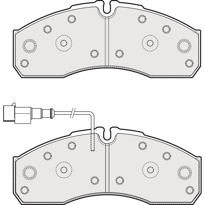 Apec Brake Pads Front Fits Nissan Cabstar Renault Maxity