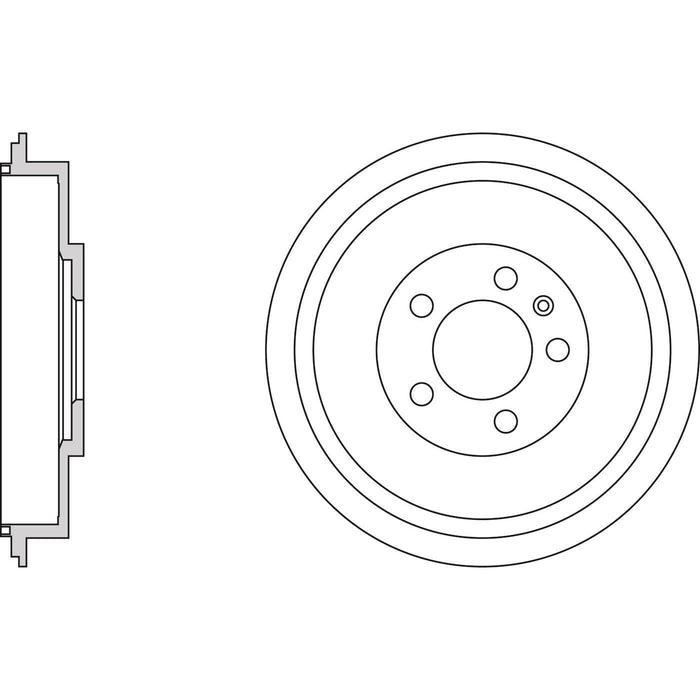 Apec Brake Drum Rear Fits Skoda Octavia