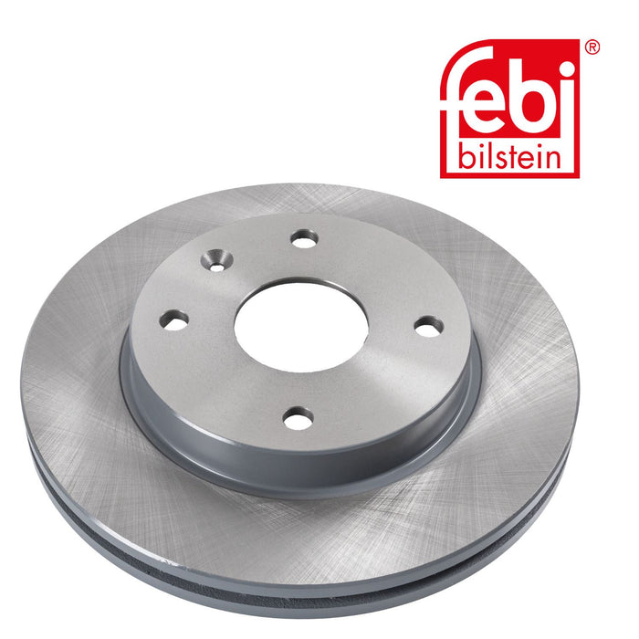 Genuine FEBI Front Brake Discs & Pads Set Vented for Chevrolet Lacetti