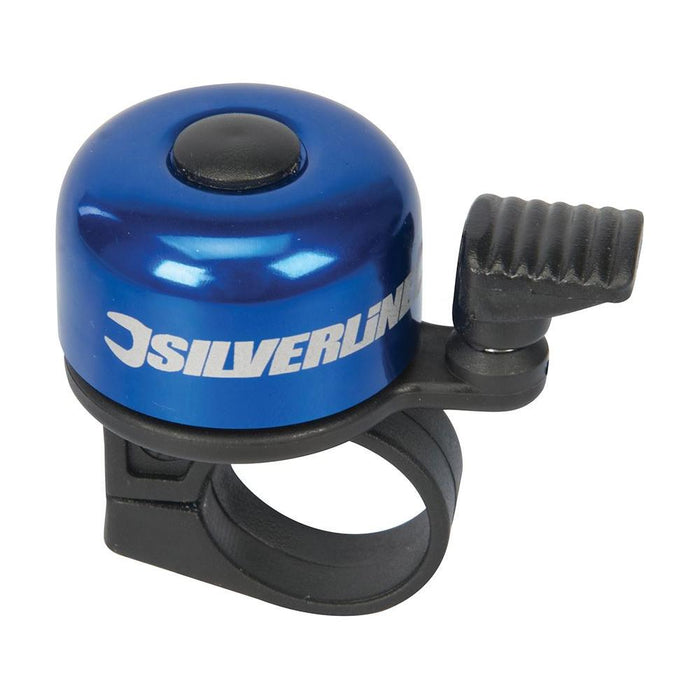 Silverline One-Touch Ping Bicycle Bell 80 x 100mm