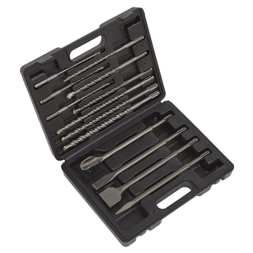 Sealey SDS Plus Drill Bit & Chisel Set 13pc WDCS Sealey  - Dynamic Drive