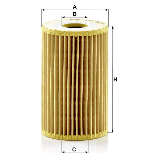 Genuine Mann Oil Filter for Hyundai i20/ix20 09/09- HU7001X Mann & Hummel  - Dynamic Drive