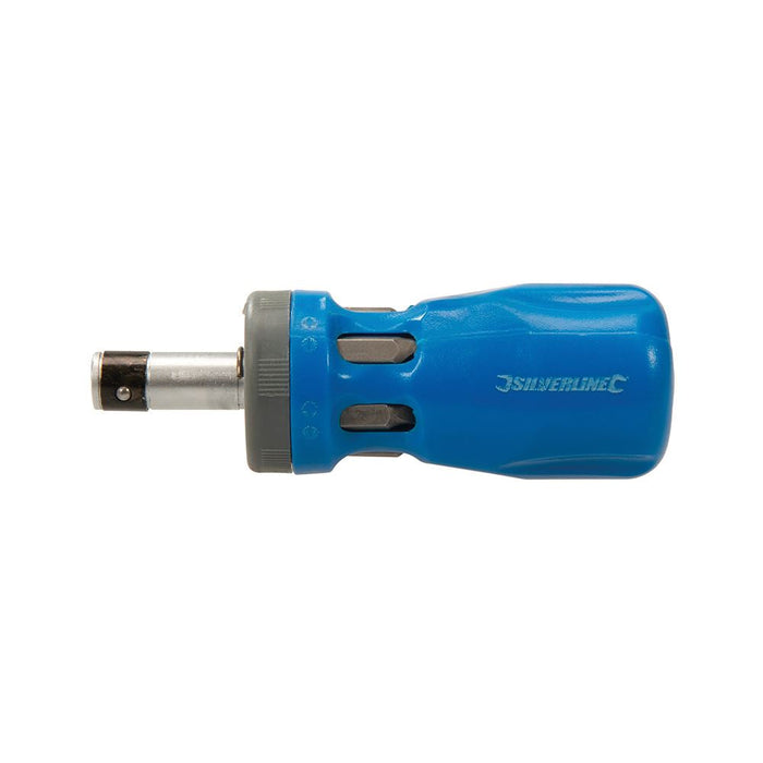 Silverline Stubby Ratchet Screwdriver Set 12-in-1 12-in-1 Silverline  - Dynamic Drive