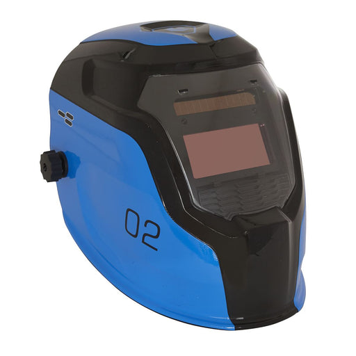 Sealey Auto Darkening Welding Helmet Shade 9-13 Blue PWH2 Sealey  - Dynamic Drive