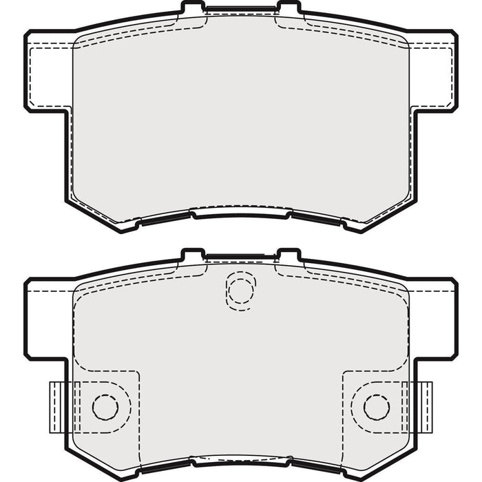 Apec Brake Pads Rear Fits Suzuki Sx4