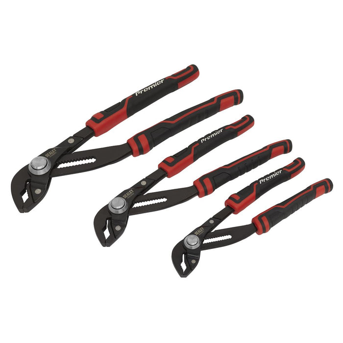 Sealey Water Pump Pliers Set 3pc Quick Release AK8380 Sealey  - Dynamic Drive