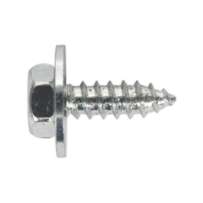 Sealey Acme Screw with Captive Washer M8 x 1/2" Zinc Pack of 50 ASW812 Sealey  - Dynamic Drive