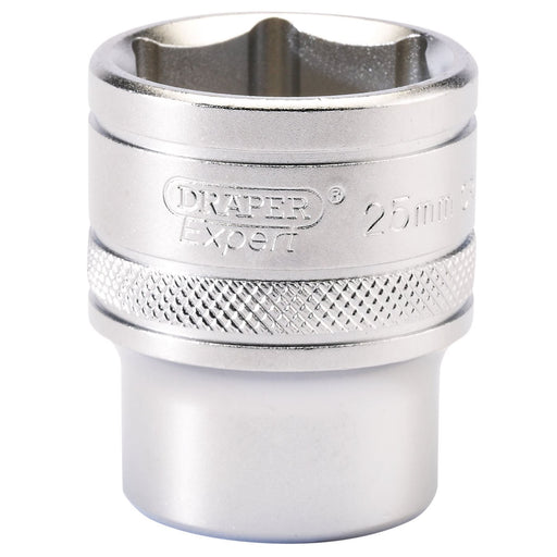 Draper 6 Point Metric Socket, 1/2" Sq. Dr., 25mm 16616 Draper  - Dynamic Drive