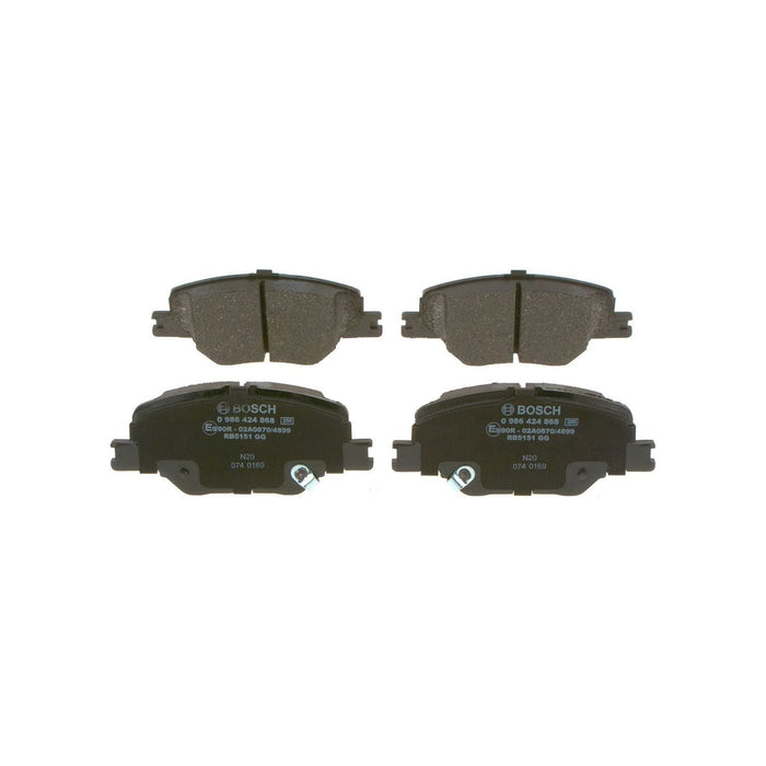 Bosch Brake Pad Set fits Vauxhall Insignia Sports Tourer ECOTEC - 1.5 - 17- 0986