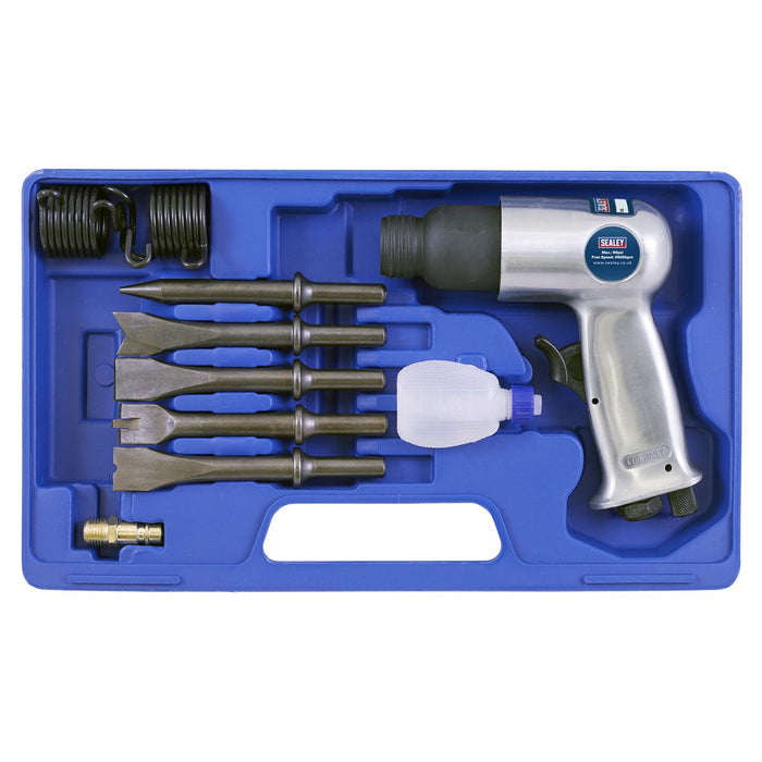 Sealey Air Hammer Kit with Chisels Medium Stroke SA12/S