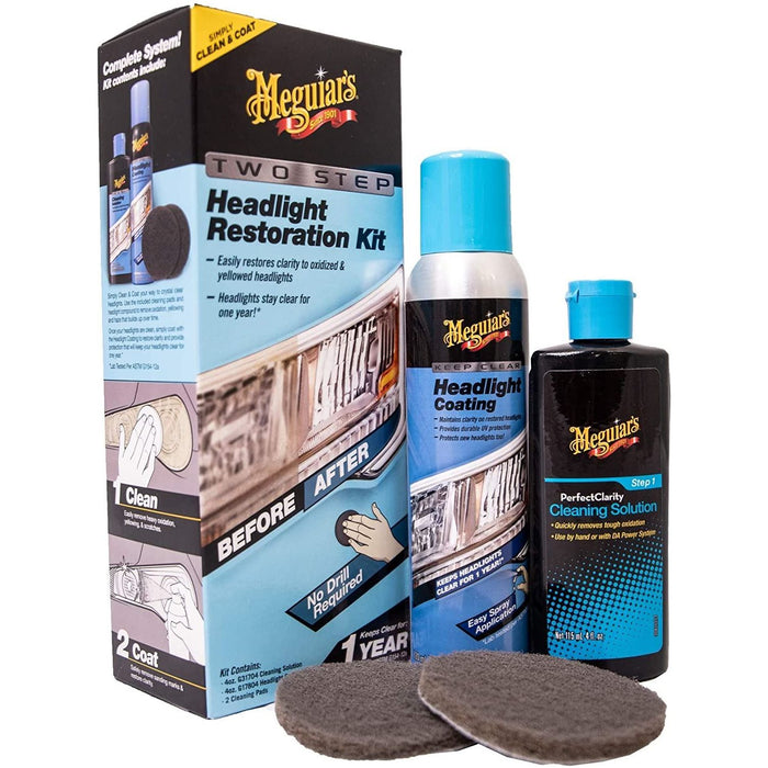 Meguiar's G2970EU Two Step Headlight Restoration Kit