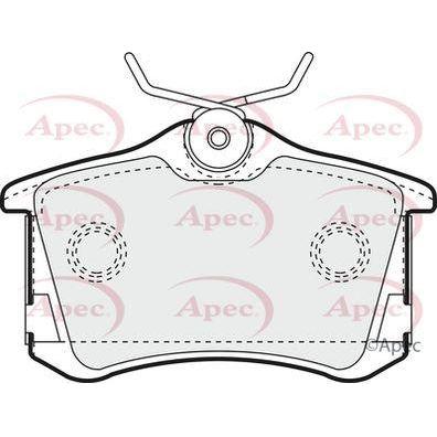 Apec Brake Pads Rear Fits Audi A8