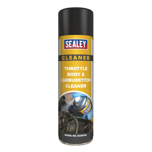 Sealey Throttle Body & Carburettor Cleaner 500ml SCS013S Sealey  - Dynamic Drive