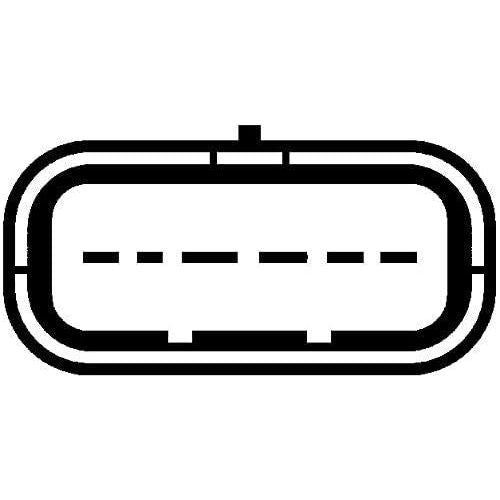 Hella Air Mass Sensor 6-pin connector Pipe-neck 8ET 009 142-001 Hella  - Dynamic Drive