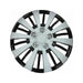 4x Wheel Trims Hub Caps 14" Covers in Silver and Black Alloy Look UKB4C  - Dynamic Drive