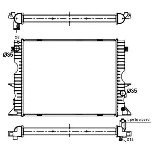 NRF Radiator 509730