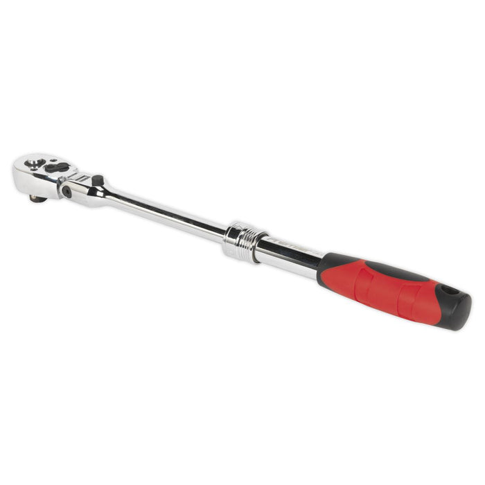 Flexi-Head Ratchet Wrench 3/8Inchsq Drive Extendable Sealey  - Dynamic Drive