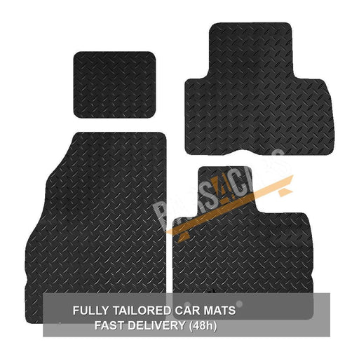 Tailored Rubber Car Mats for Renault Scenic 09 ON Set of 5 XL With 2 Clips UKB4C  - Dynamic Drive