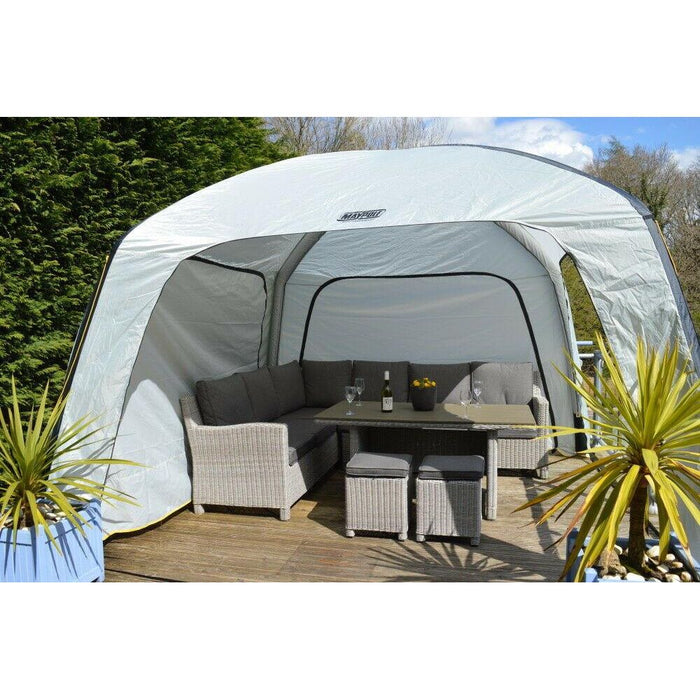 Maypole Air Inflatable Event Portable Sun Shelter with Protection Garden Camping Maypole  - Dynamic Drive