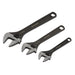 ADJUSTABLE WRENCH SET 3PC RUST RESISTANT Sealey  - Dynamic Drive