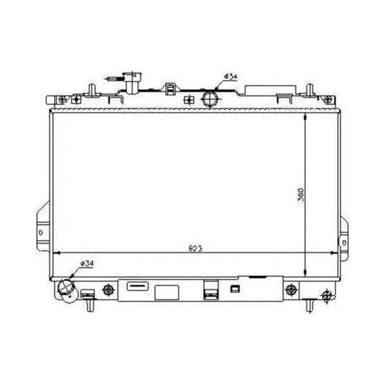 NRF Radiator 53363