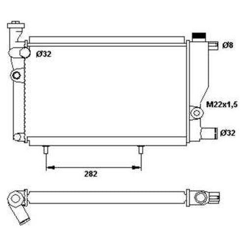 NRF Radiator 52024