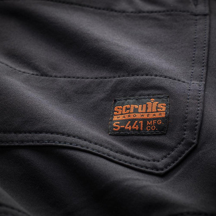 Scruffs Trade Flex Shorts Black 36" W