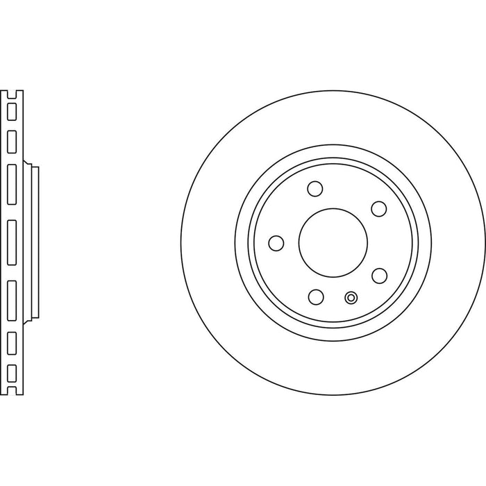 Genuine APEC Rear Brake Discs & Pads Set Vented for Audi A4