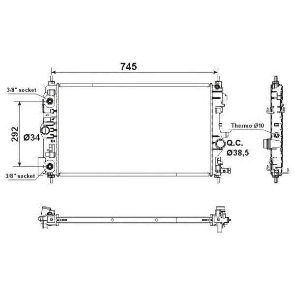 NRF Radiator 53159